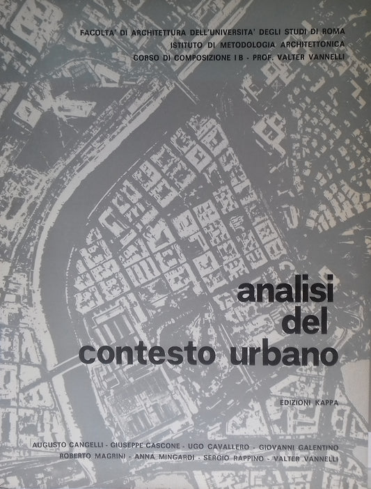 Analisi del contesto urbano - copertina