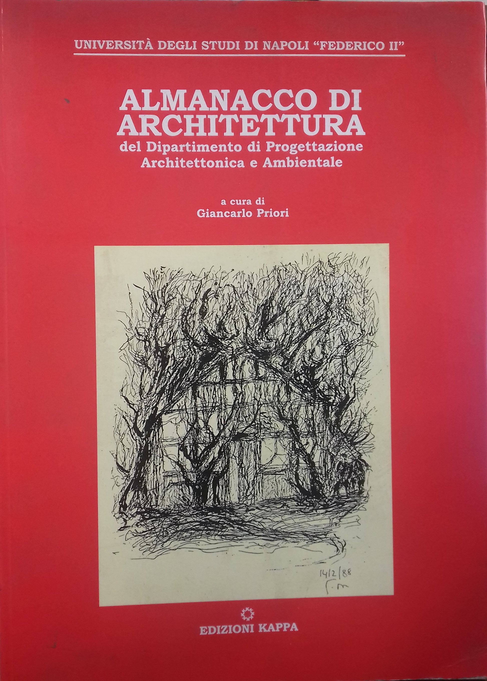 Almanacco di Architettura del Dipartimanto di Progettazione Architettonica e Ambientale - copertina