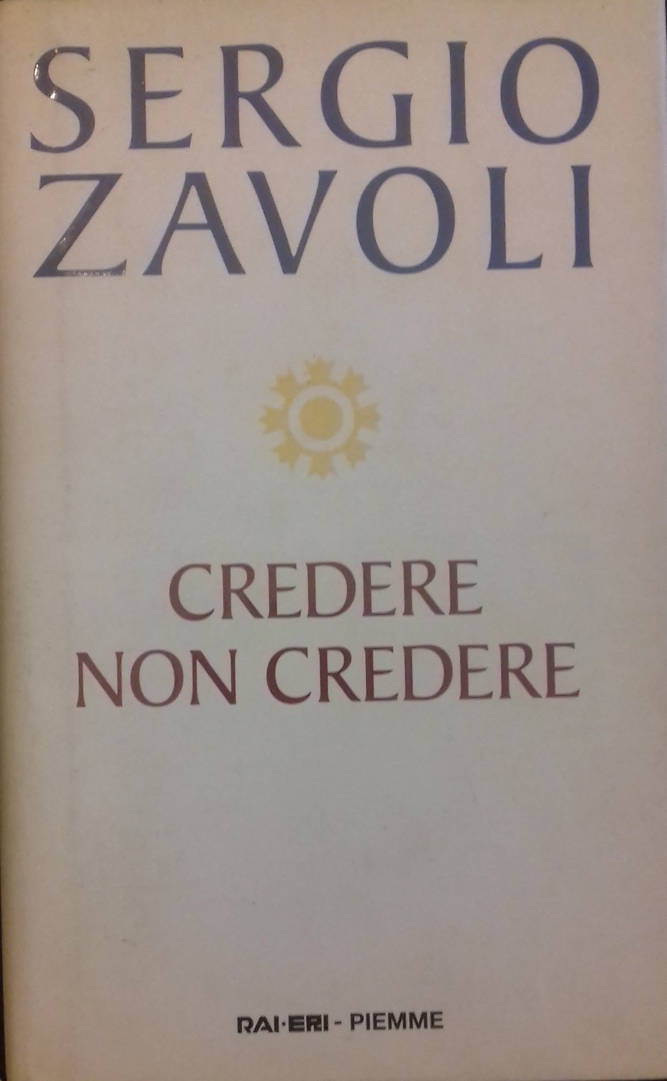 Credere non credere - copertina