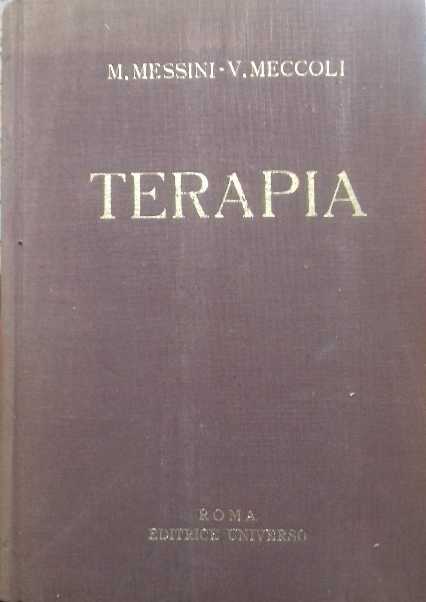 Compendio di terapia delle malattie interne - copertina