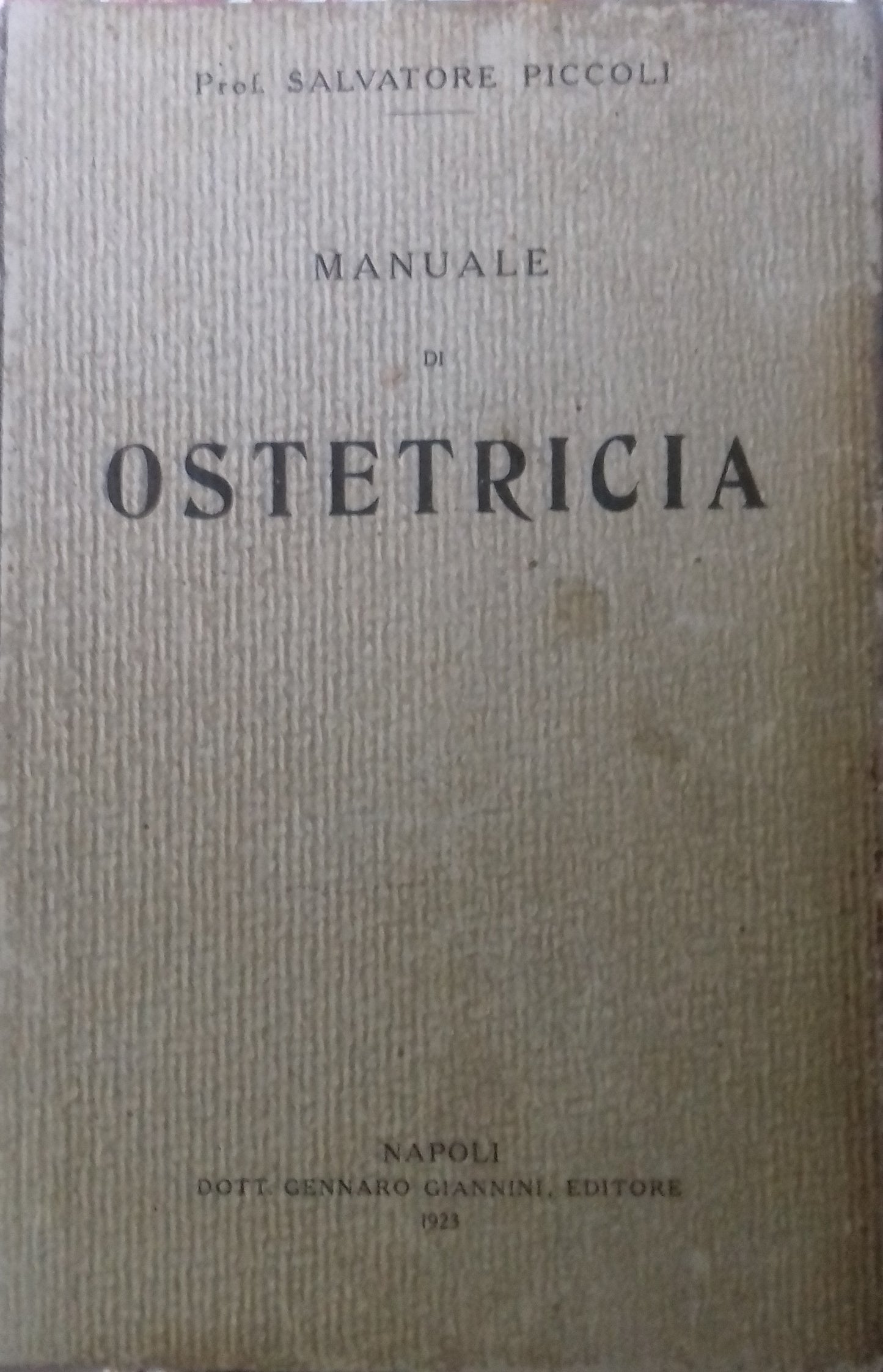 Manuale di Ostetricia - copertina