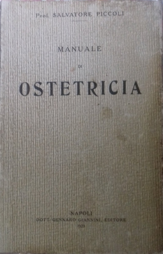 Manuale di Ostetricia - copertina
