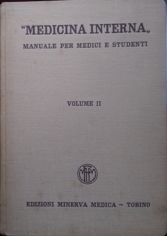 Medicina interna. Manuale per medici e studenti. Volume II - copertina