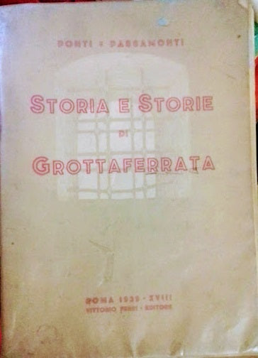 Storia e storie di Grottaferrata - copertina