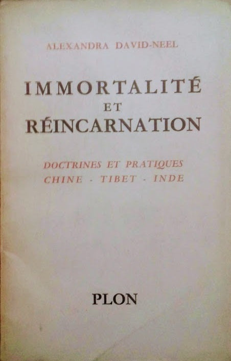 Immortalité et Réincarnation - copertina