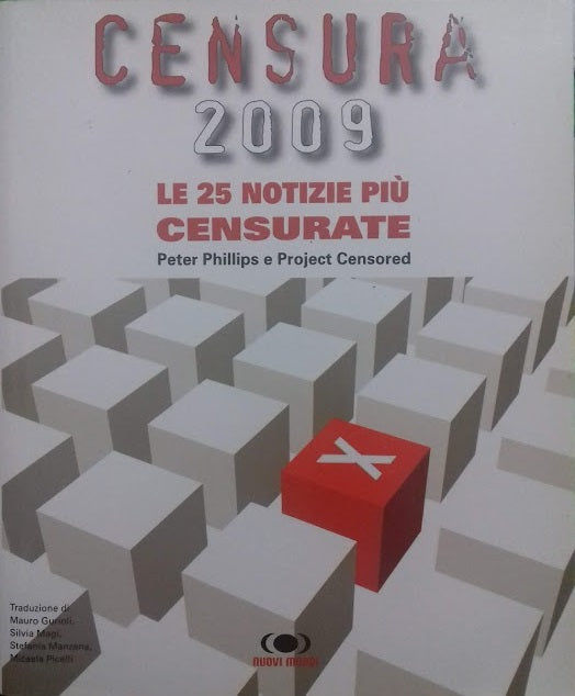 Censura 2009. Le 25 notizie più censurate - copertina