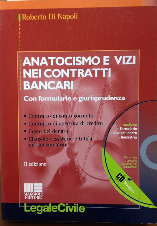 Anoticismo e vizi nei contratti bancari. Con formulario e giurisprudenza - copertina