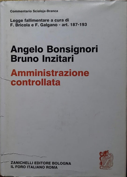 Amministrazione controllata - copertina