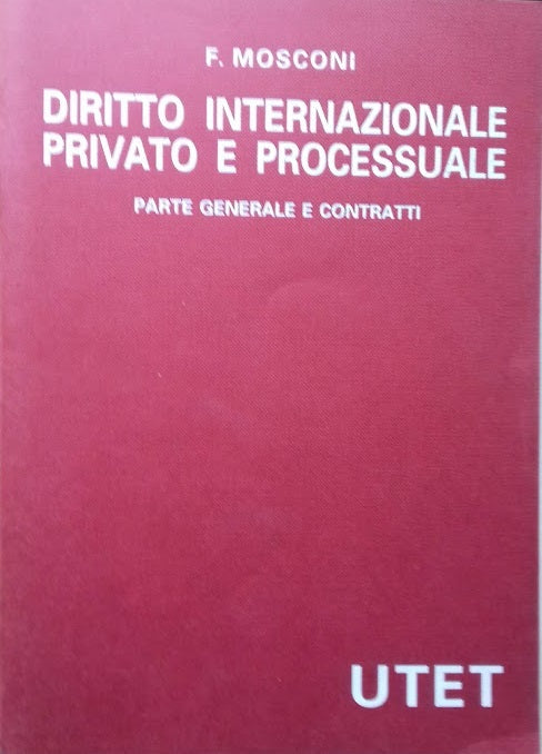 Diritto internazionale privato e processuale - copertina