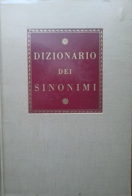 Dizionario dei Sinonimi della Lingua Italiana - copertina