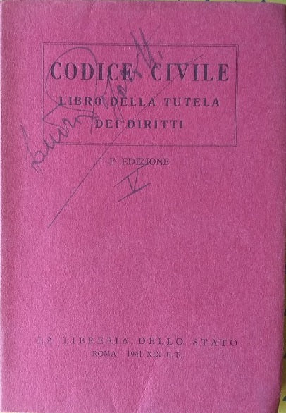 Codice Civile. Libro della tutela dei diritti - copertina