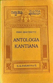 Antologia kantiana - copertina