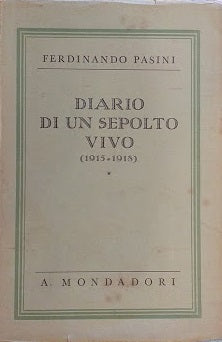 Diario di un sepolto vivo (1915-1918) - copertina