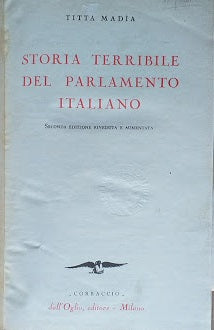Storia terribile del parlamento italiano - copertina