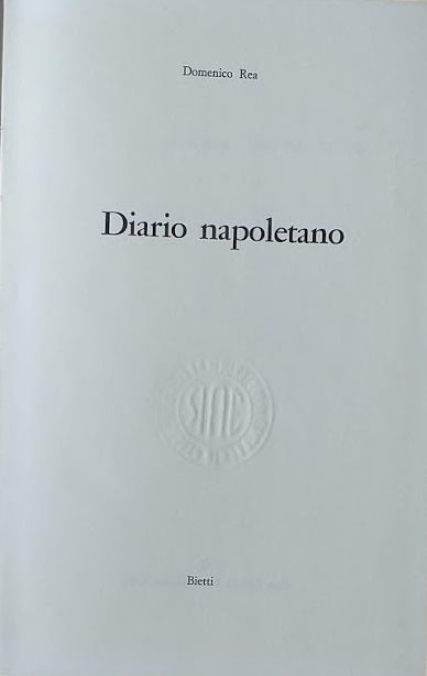 Diario Napoletano - copertina