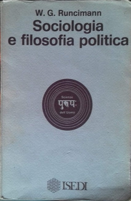 Sociologia e filosofia politica - copertina
