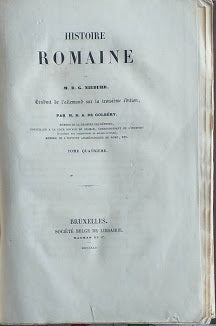 Histoire Romaine. Tome quatrième - copertina