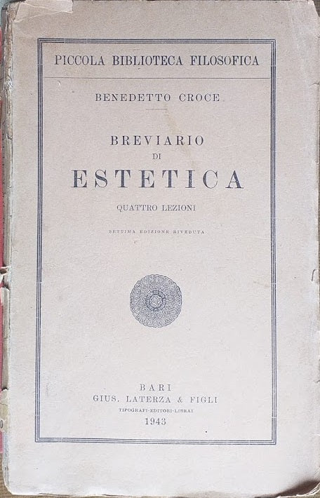 Breviario di Estetica. Quattro lezioni - copertina