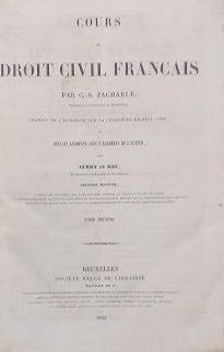 Cour de Droit Civil Français. Tome II - copertina