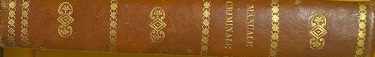 Manuale criminale dei Giudici di Mandamento considerati come Uffiziali di Polizia Giudiziaria e come Ausiliari e Delegati del Giudice Istruttore - copertina