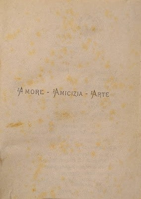 Amore - Amicizia - Arte - copertina
