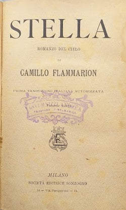 Stella, Romanzo del Cielo - copertina