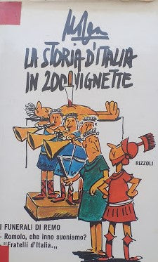 La storia d'Italia in 200 vignette - copertina
