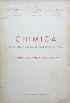 Chimica. Corso per la laurea in medicina e chirurgia. Elementi di chimica inorganica - copertina