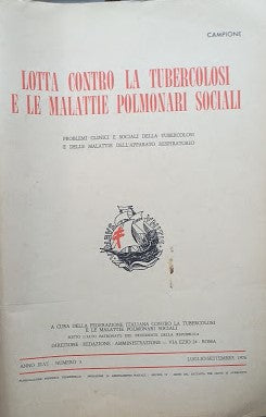 Lotta contro la tubercolosi e le malattie polmonari sociali. Problemi clinici e sociali della tubercolosi e delle malattie dell'apparato respiratorio - copertina