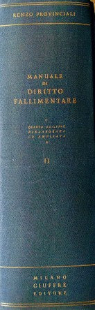 Manuale di Diritto Fallimentare (volume II) - copertina