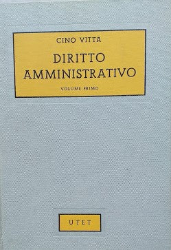 Diritto Amministrativo. Volume 1 - copertina
