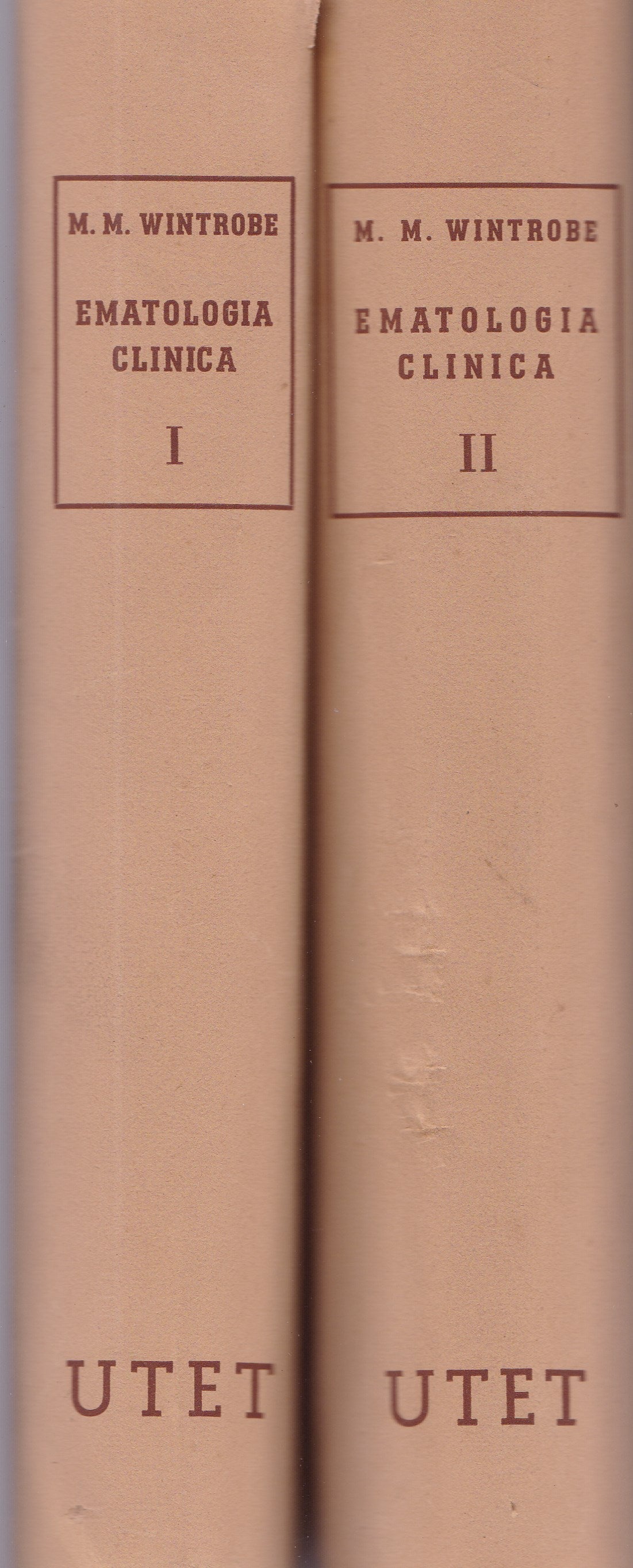 Ematologia clinica. I. II. - copertina