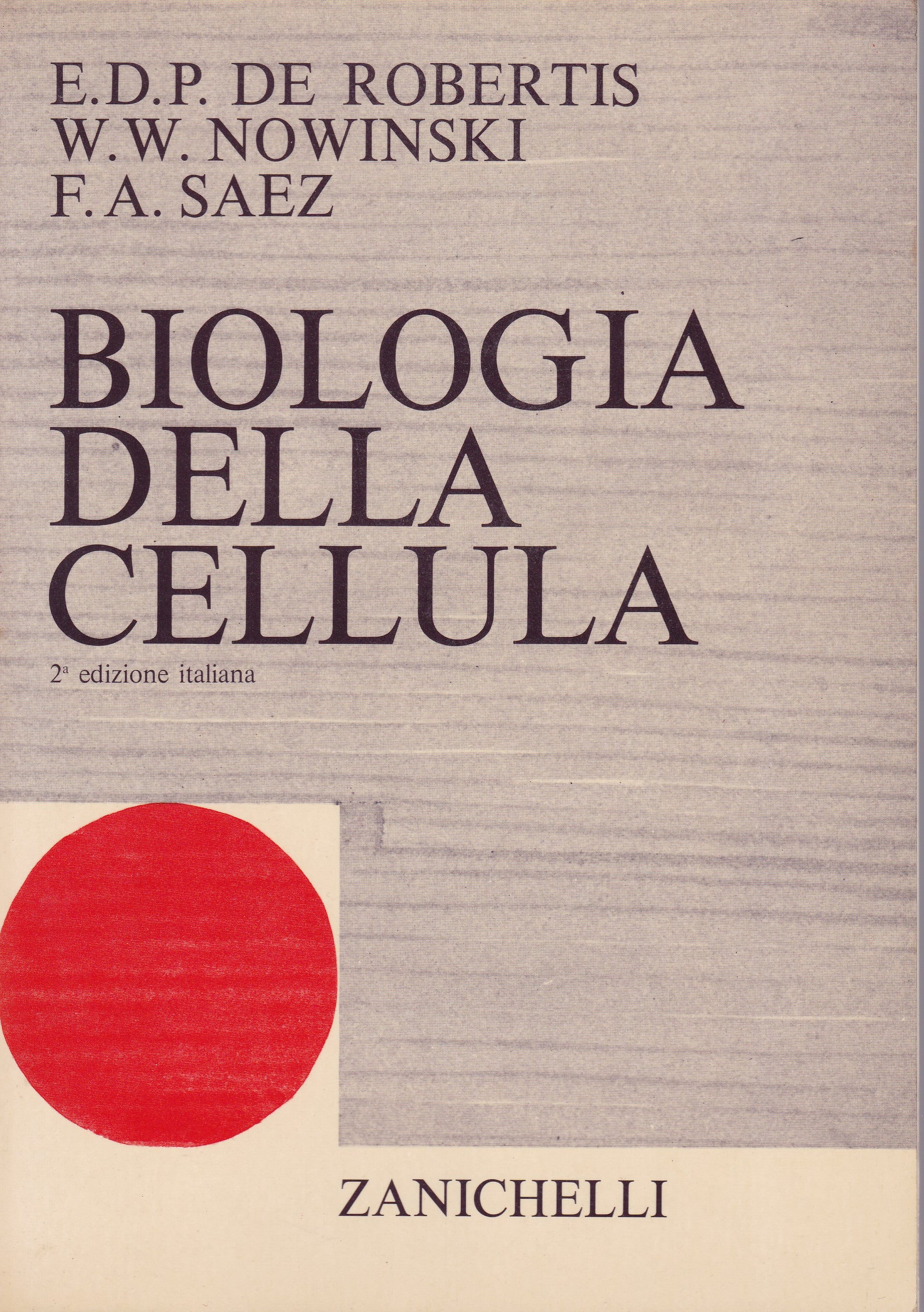 Biologia della cellula - copertina