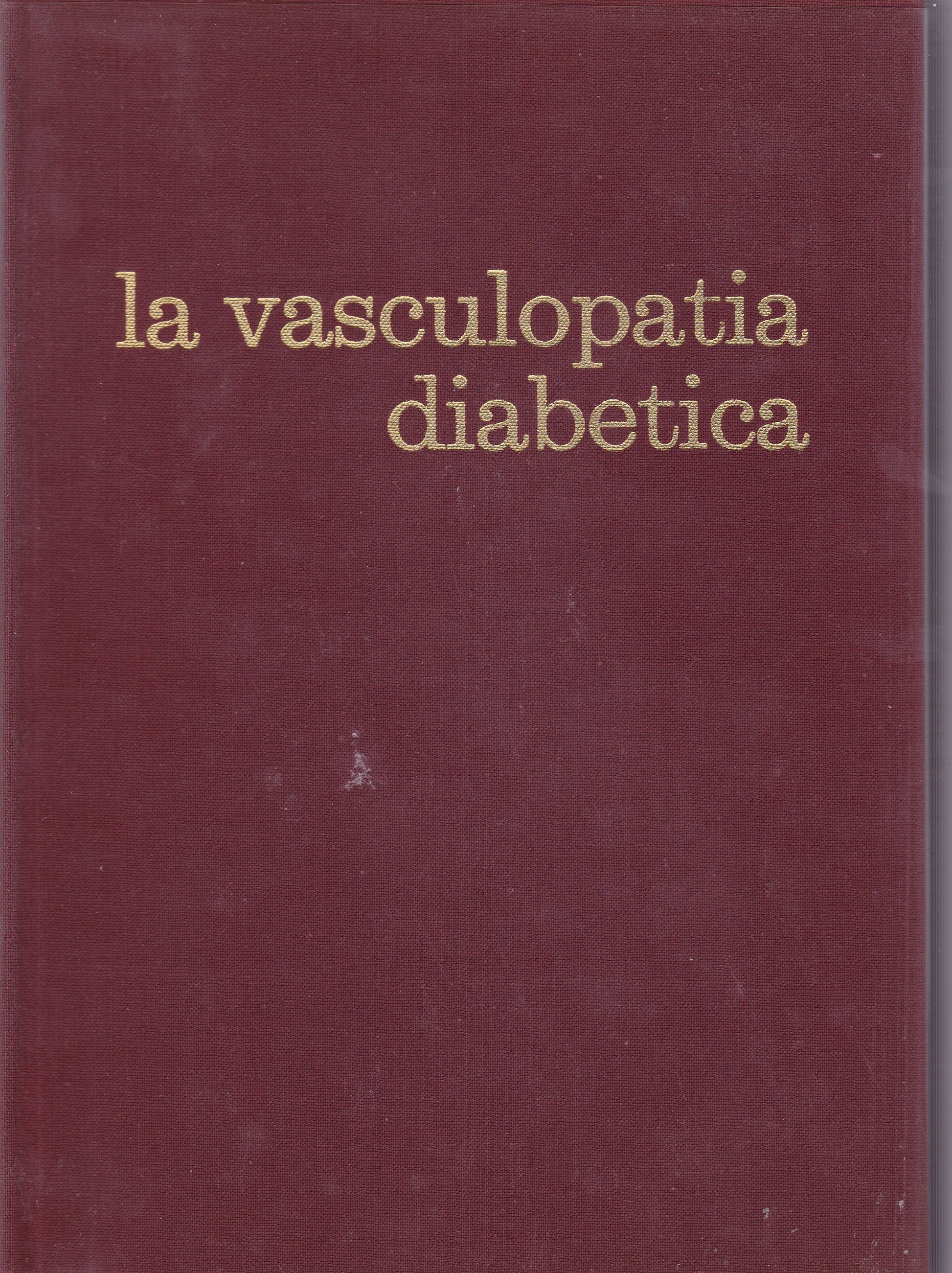 La vasculopatia diabetica - copertina