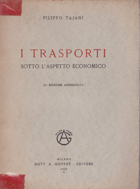 I trasporti sotto l'aspetto economico - copertina