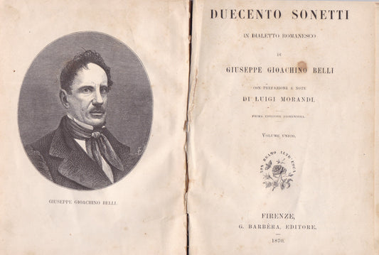 Duecento sonetti in dialetto romanesco - copertina