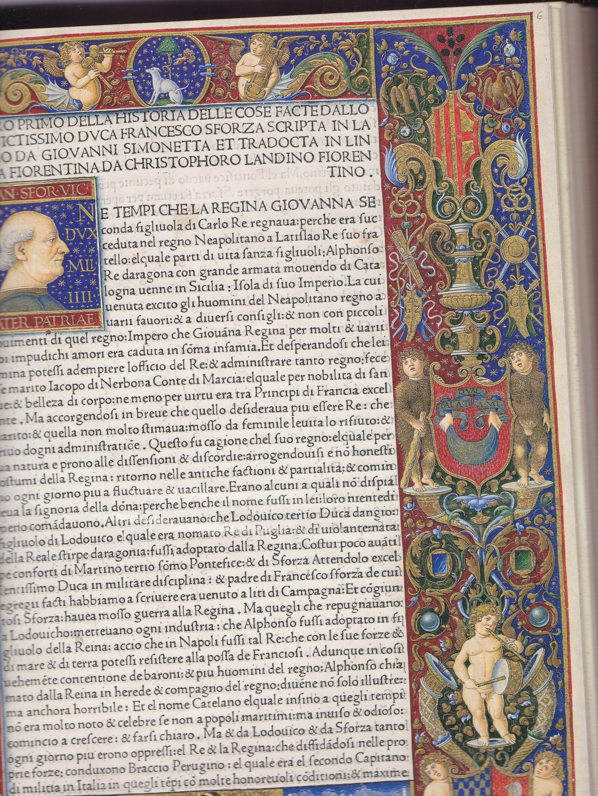 Commentarii Rerum Gestarum Francisci Sfortiae. 1490. (Incunabolo in facsimile) - copertina