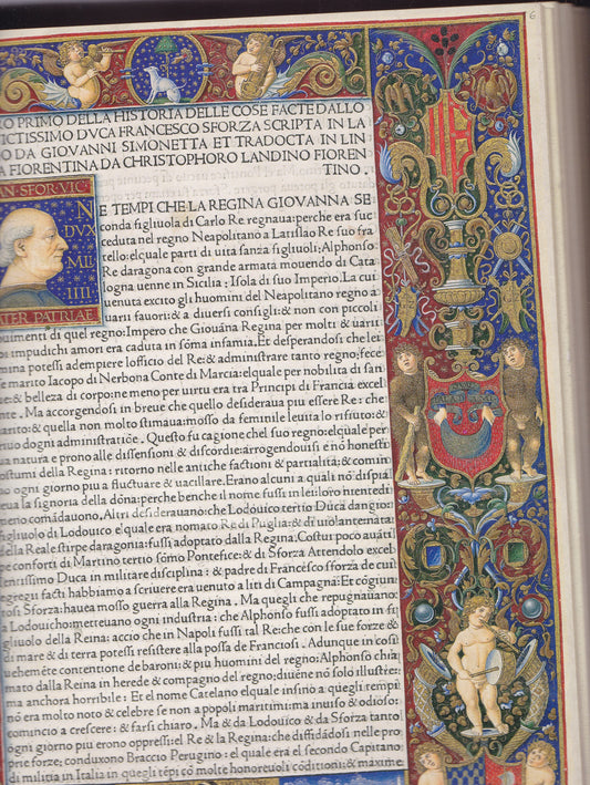 Commentarii Rerum Gestarum Francisci Sfortiae. 1490. (Incunabolo in facsimile) - copertina