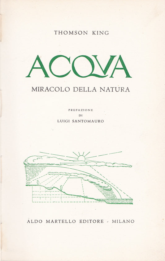 Acqua. Miracolo della natura. - copertina