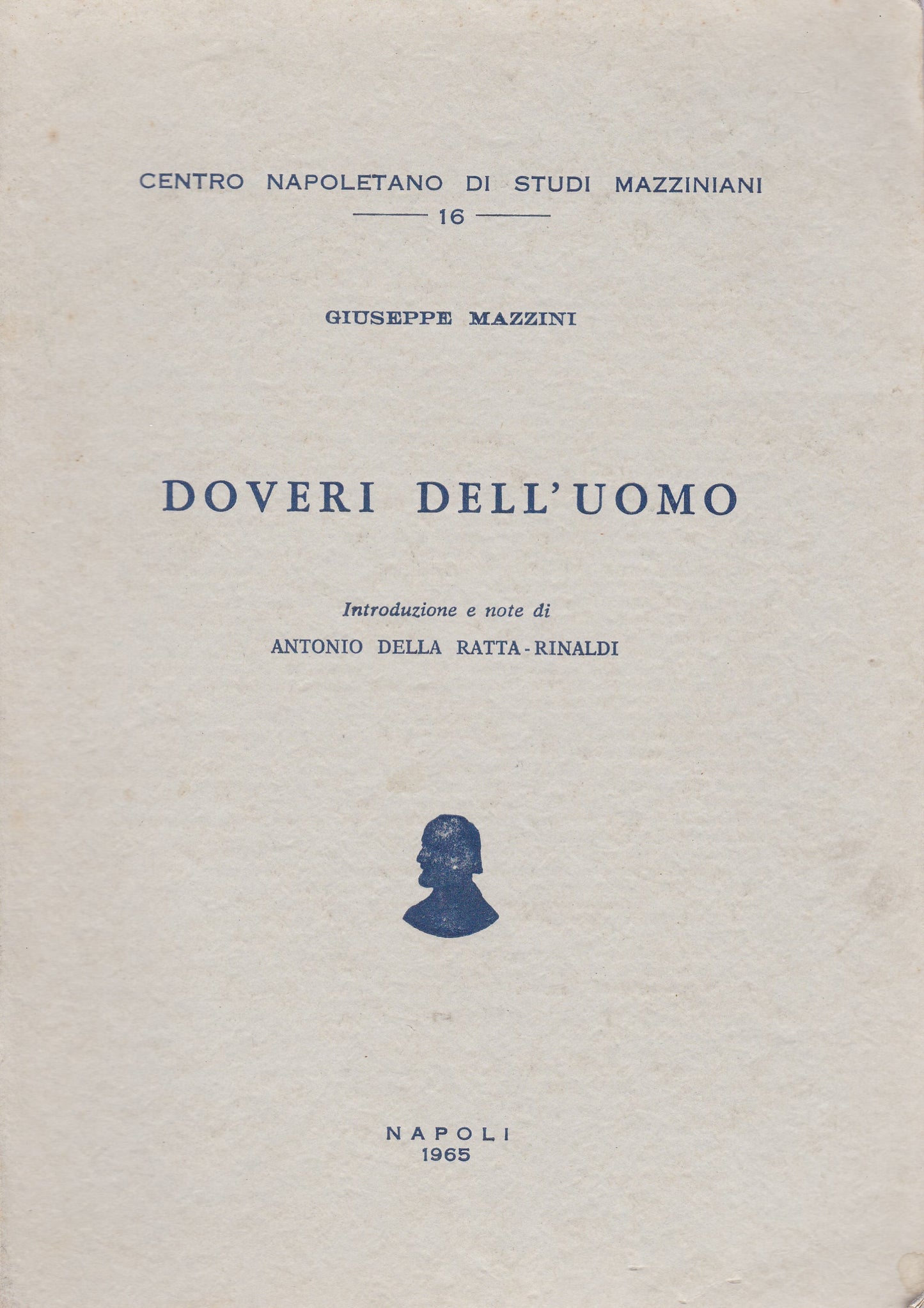 Doveri dell'uomo - copertina