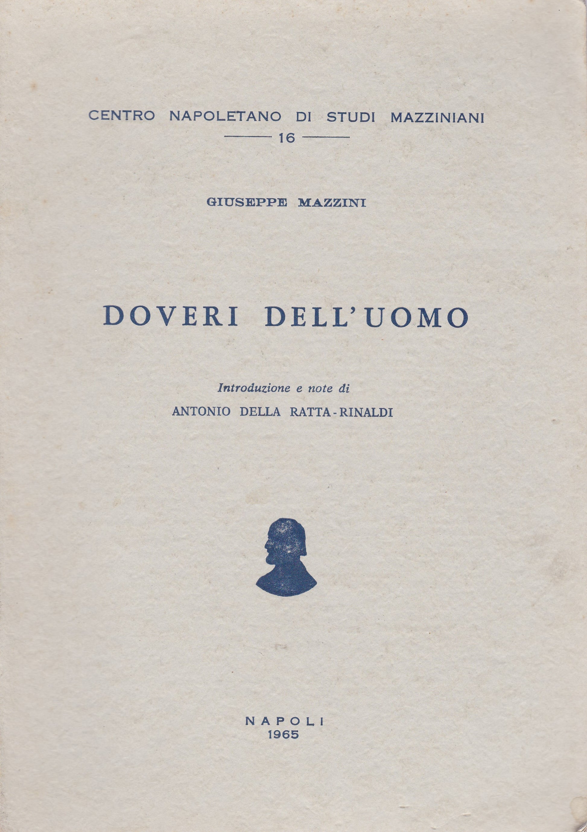 Doveri dell'uomo - copertina