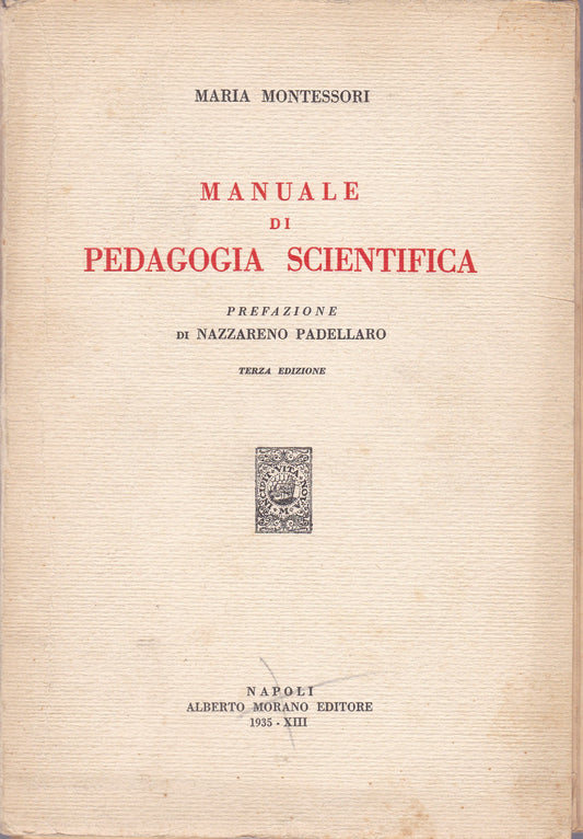 Manuale di pedagogia scientifica - copertina