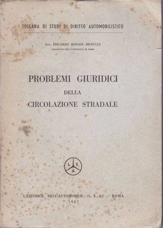 Problemi giuridici della circolazione stradale - copertina