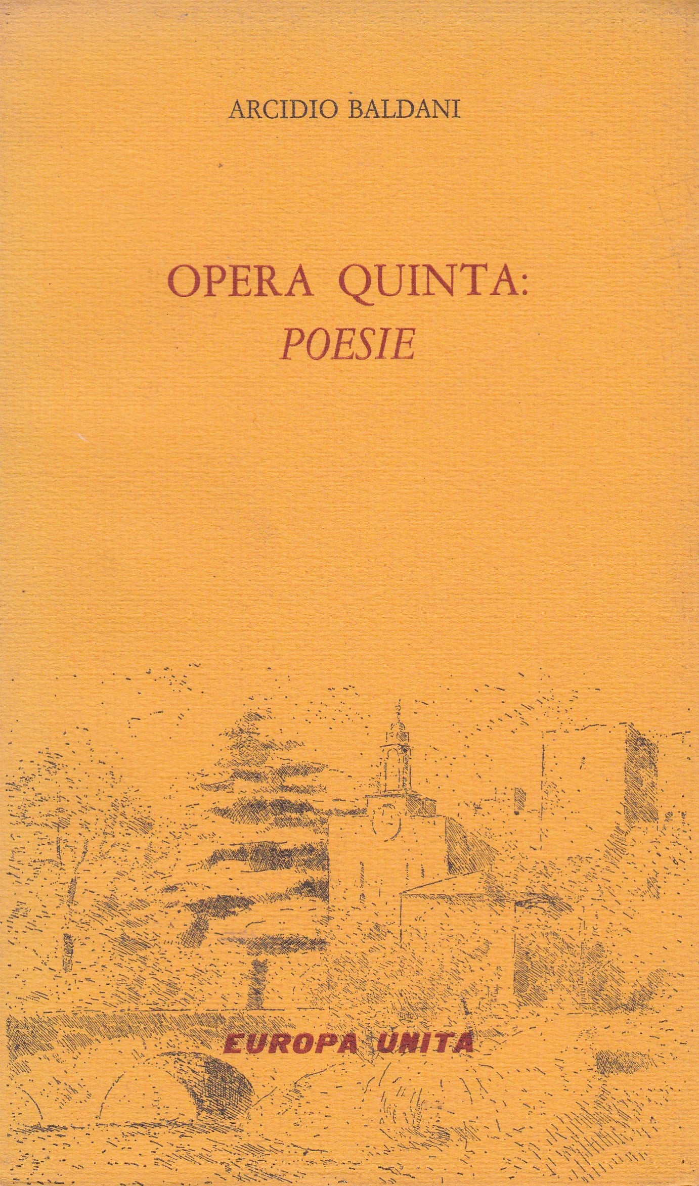 Opera quinta: Poesie - copertina