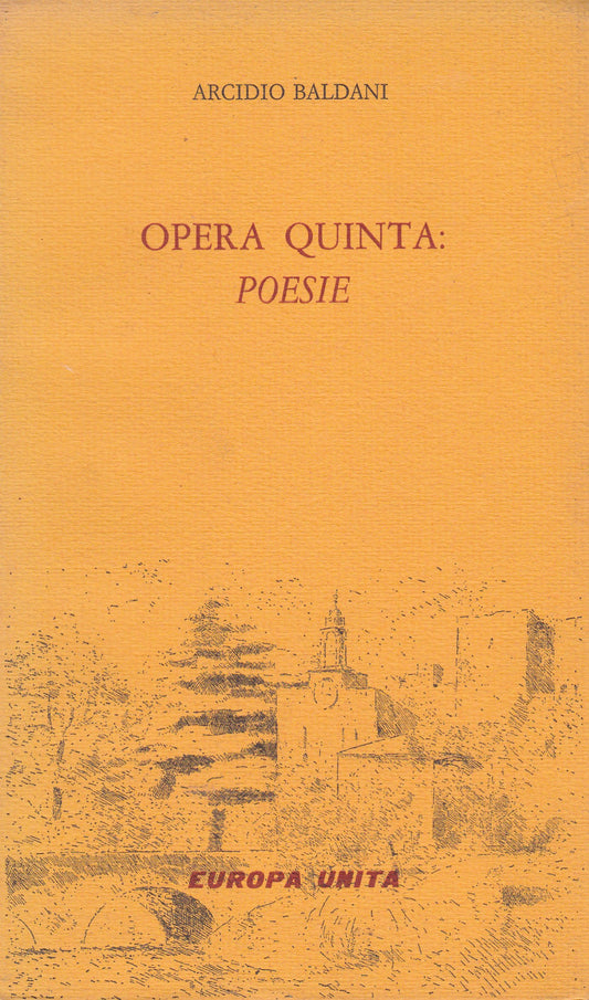 Opera quinta: Poesie - copertina