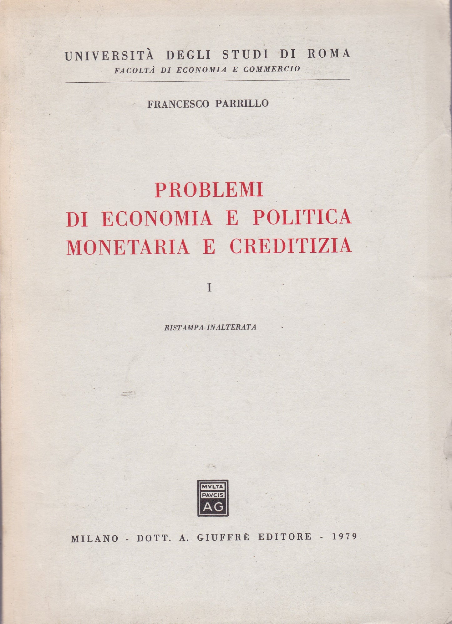 Il pensiero giuridico di Filippo Grispigni - copertina