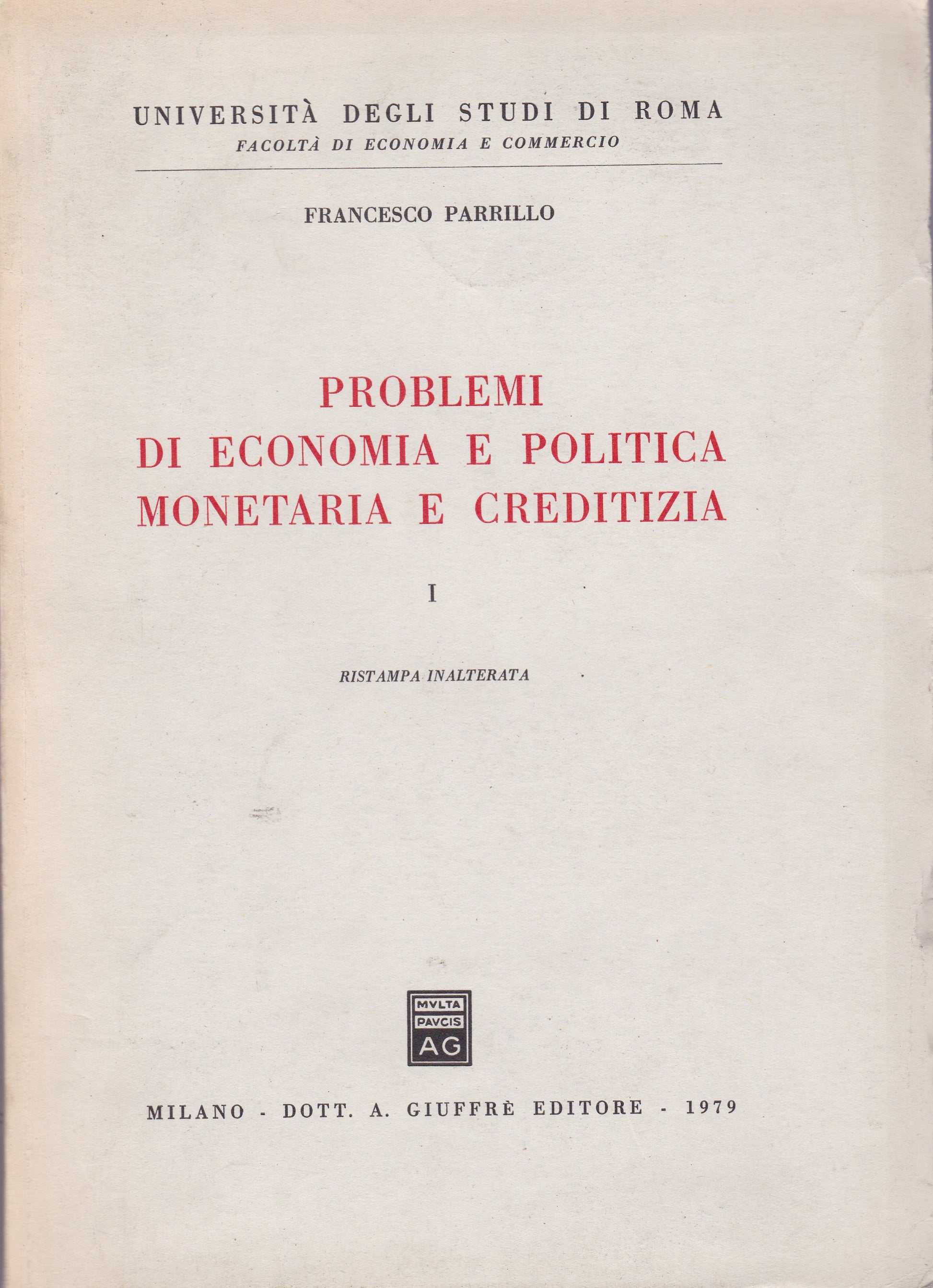 Il pensiero giuridico di Filippo Grispigni - copertina