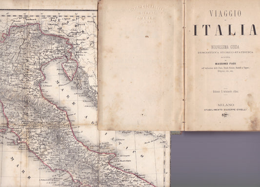 Viaggio in Italia. Nuovissima guida descrittiva storico-artistica. - copertina