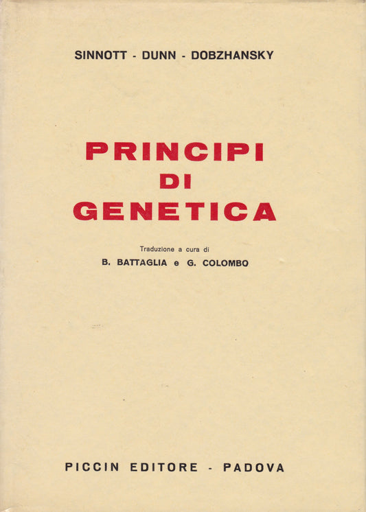 Principi di genetica - copertina
