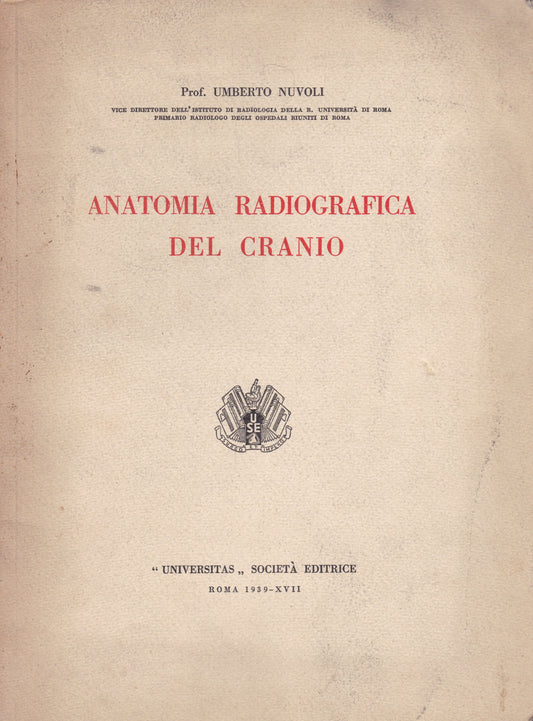 Anatomia radiografica del cranio - copertina